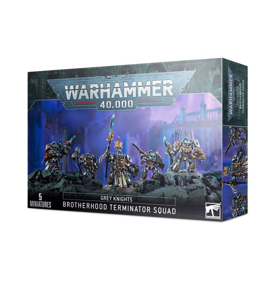 57-09 Warhammer 40K - Grey Knights: Brootherhood Terminator Squad