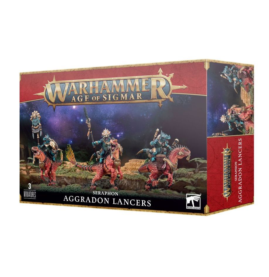 88-18 Warhammer Age Of Sigmar Seraphon Aggradon Lancers