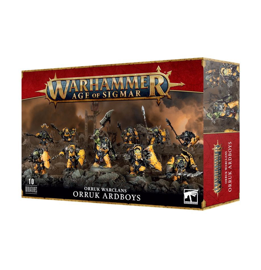 89-61 Age of Sigmar Orruk Warclans: Orruk Ardboys