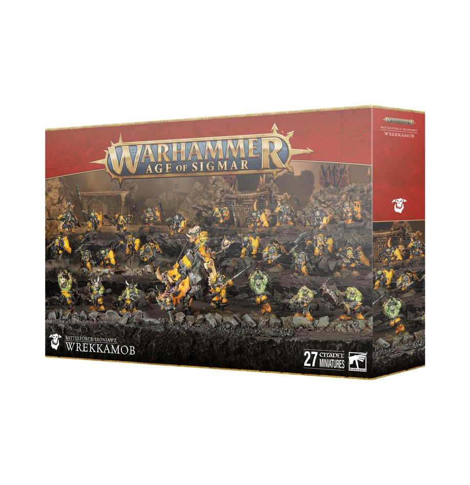 89-86 Age of Sigmar Ironjawz Battleforce: Wrekkamob