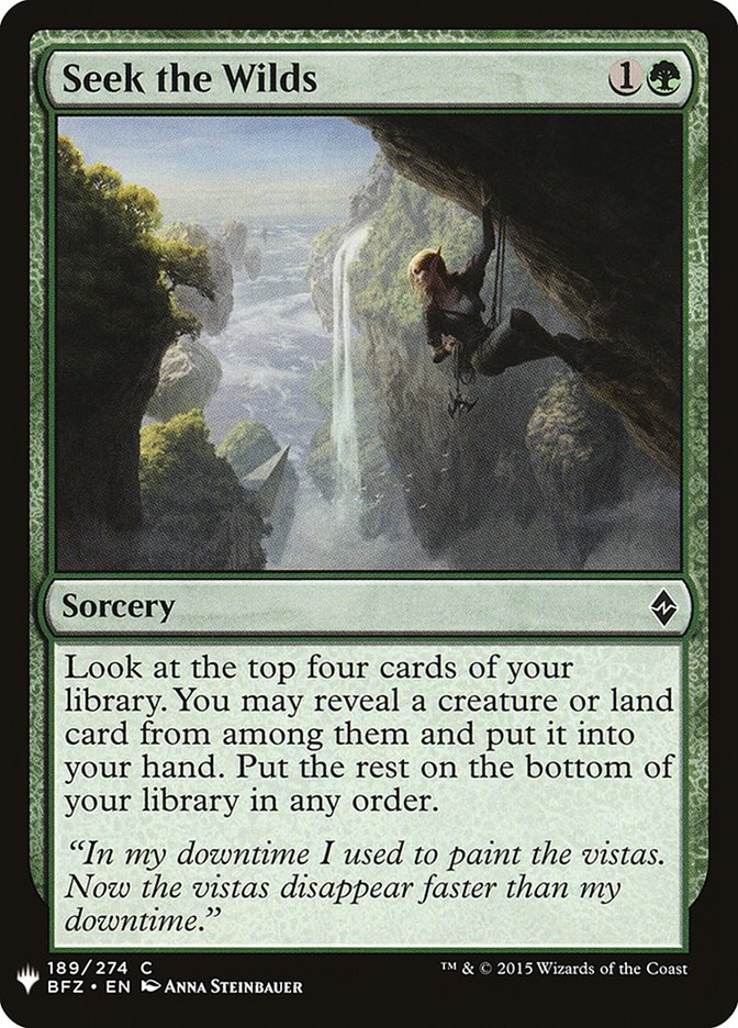 Seek the Wilds [Mystery Booster]