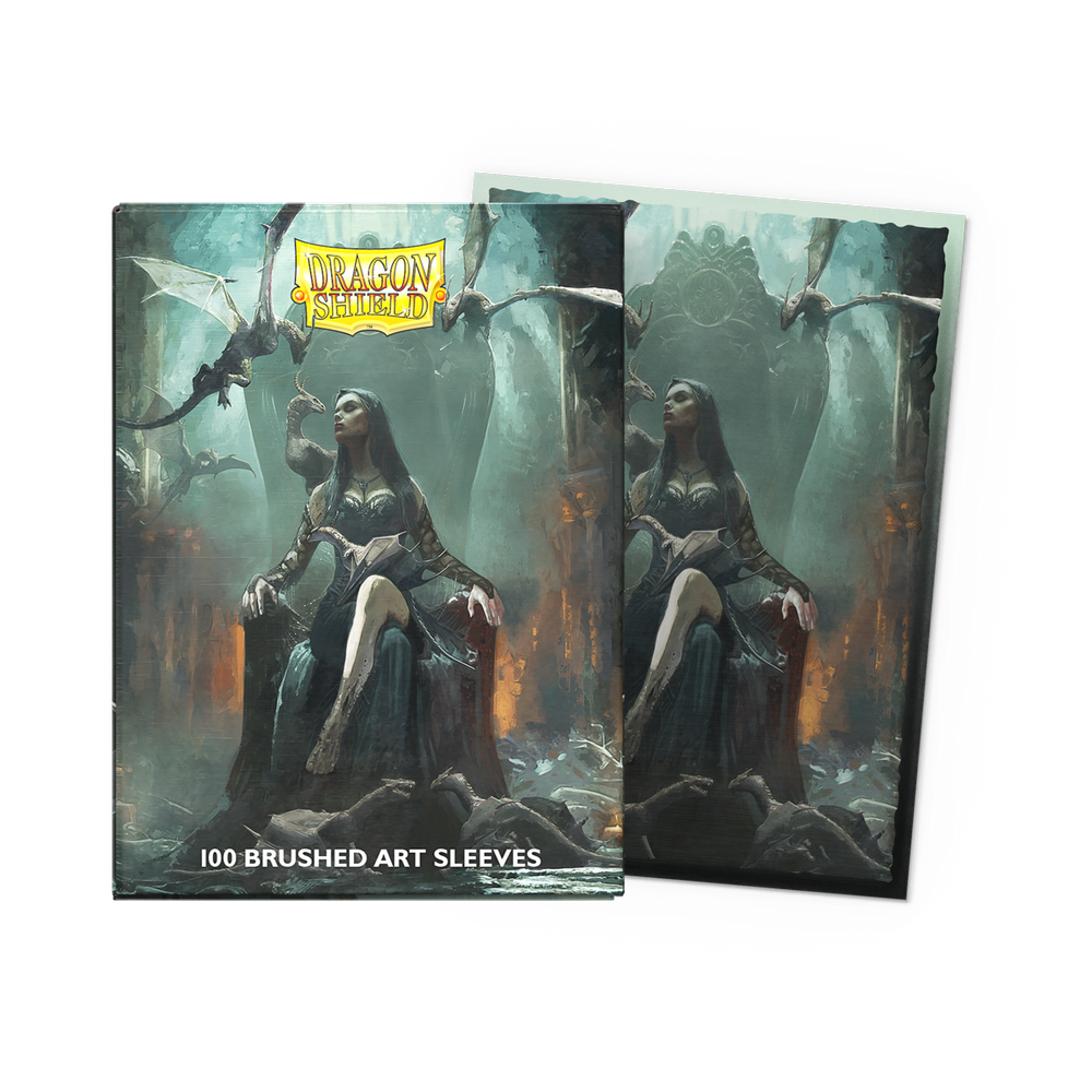 Dragon Shield Art Brushed Sleeves Standard x100