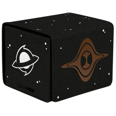 Ultra Pro: Edge of Eternities Premium Alcove Edge Deck Box Interior Print Black Mythic MtG