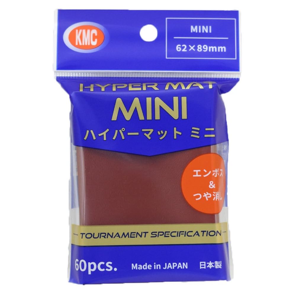 KMC: Mini Sleeves – Hyper MAT: Red