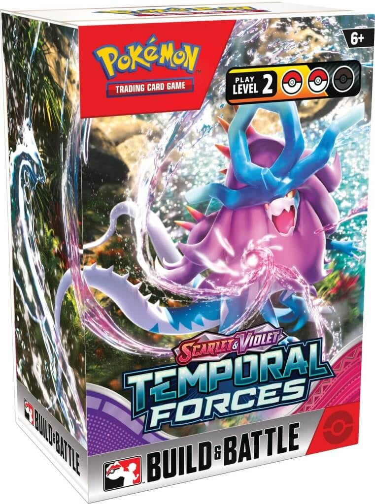 POKÉMON TCG Scarlet & Violet 5 Temporal Forces Build & Battle Box