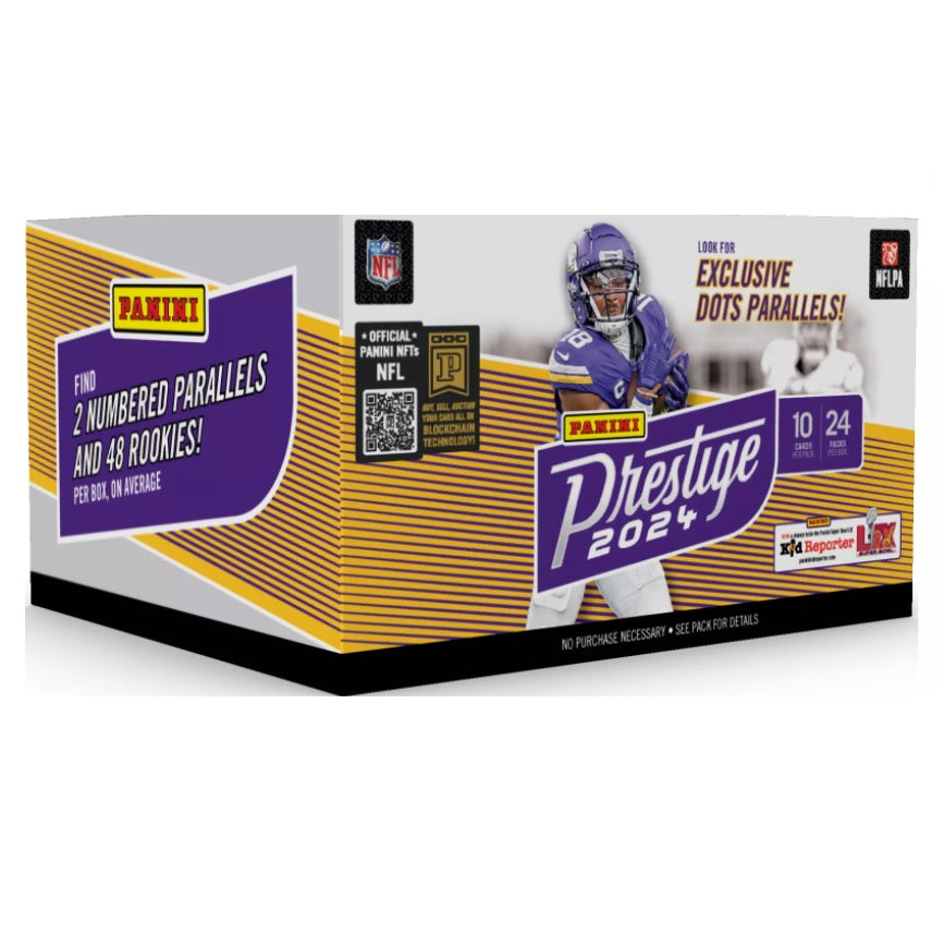 Panini Prestige 2024 NFL Football Retail Booster Box (Approx November 2024)