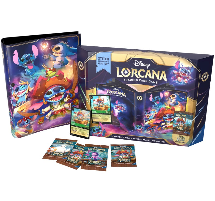 *Limit 1* Disney Lorcana Azurite Sea Stitch Collector's Gift Set (Approx December 2024)