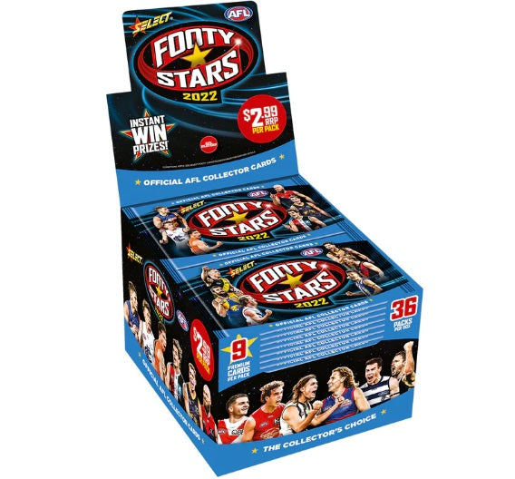 Select 2022 AFL Football Footy Stars Booster Box