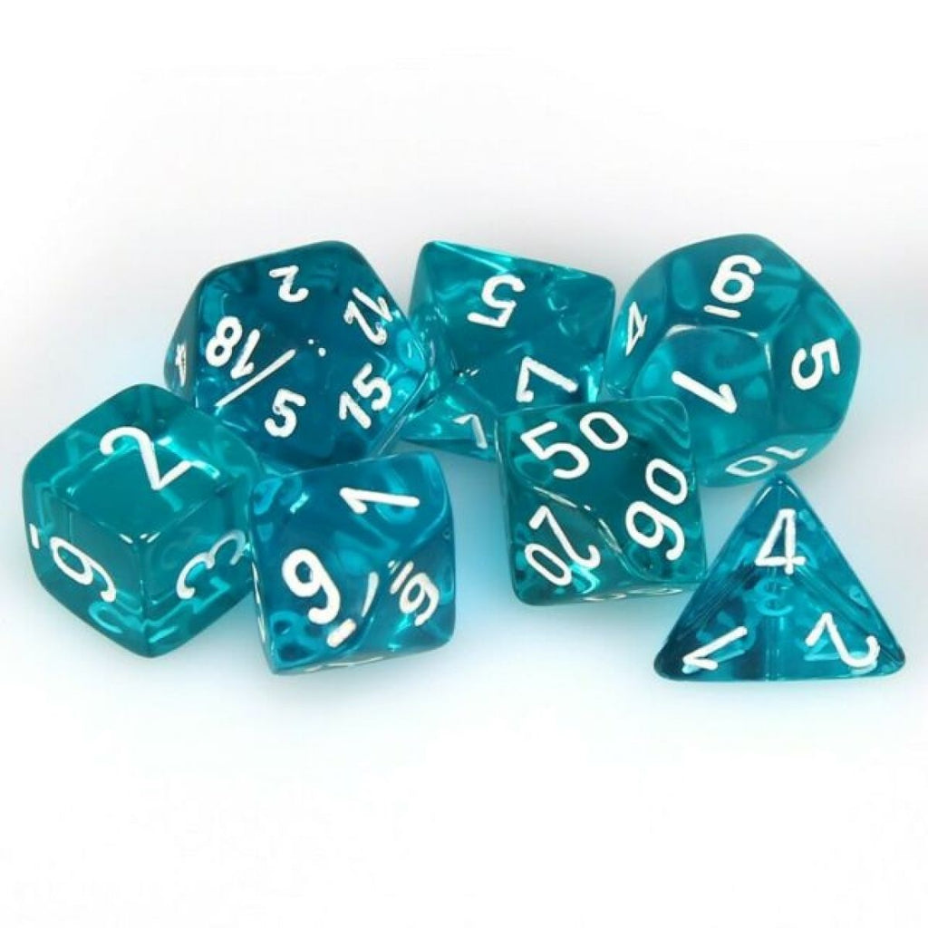 Chessex Dice RPG Seven Die Set - Translucent