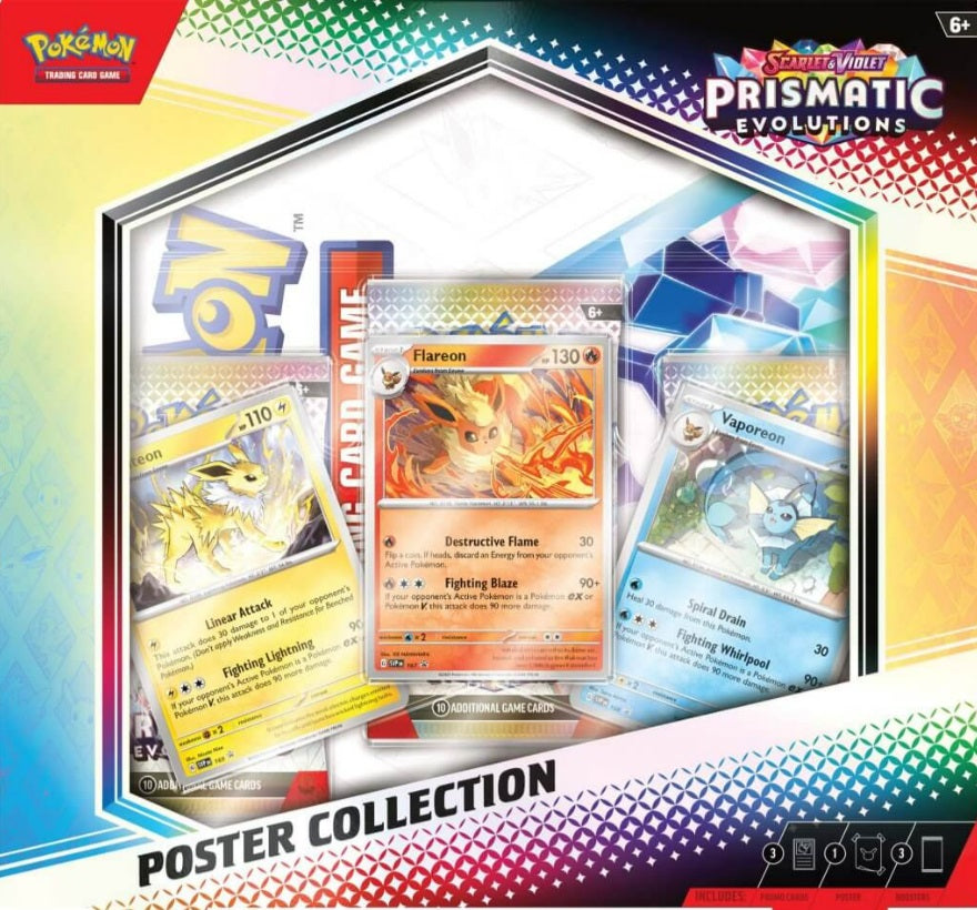 Pokemon TCG Scarlet & Violet 8.5 Prismatic Evolutions Poster Collection (Approx 17/01/2025)