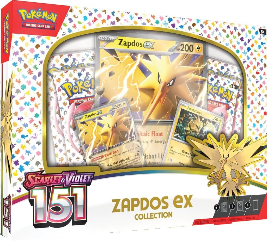 POKÉMON TCG Scarlet & Violet 151 Collection Zapdos ex