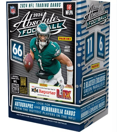 Panini Absolute 2024 NFL Football Blaster Box (Approx January 2024)