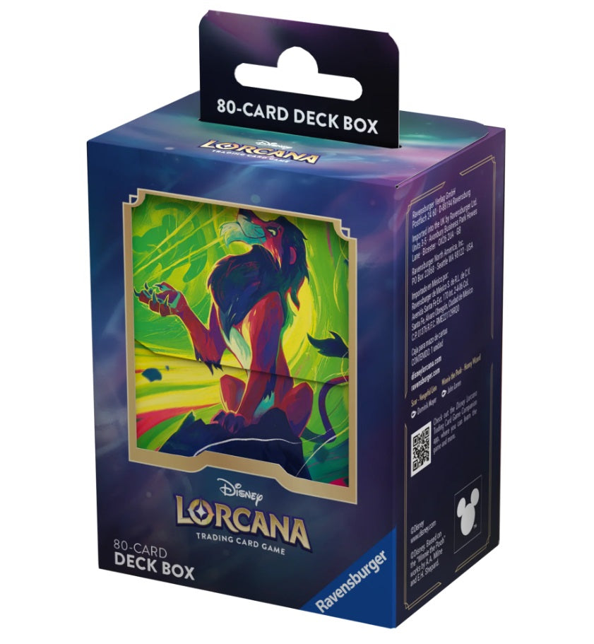 *Limit 1* Disney Lorcana Scar, Vengeful Lion Deck Box (Approx November 2024)