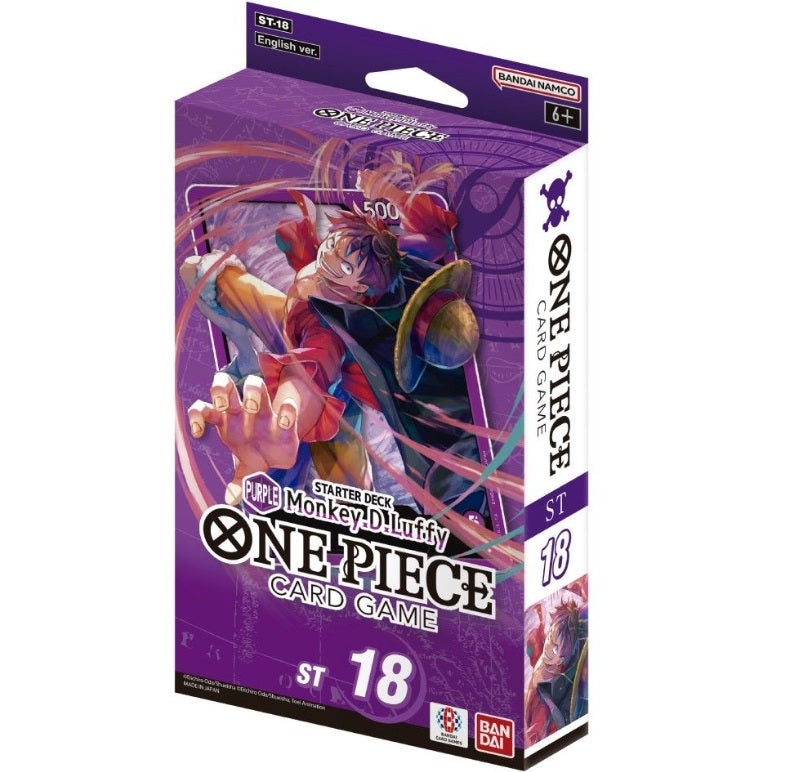 One Piece Card Game Starter Deck Purple Monkey D. Luffy [ST-18]