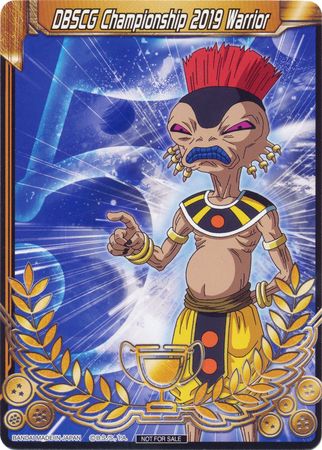 DBSCG Championship 2019 Warrior (Merit Card) - Universe 5 