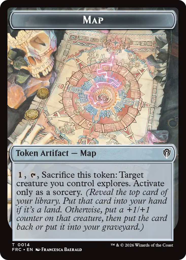 Gingerbrute // Map Double-Sided Token [Reality Fracture Commander Tokens]