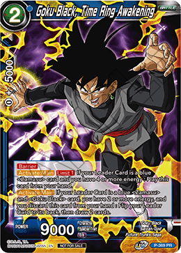 Goku Black, Time Ring Awakening (Unison Warrior Series Boost Tournament Pack Vol. 7) (P-369) [Tournament Promotion Cards]