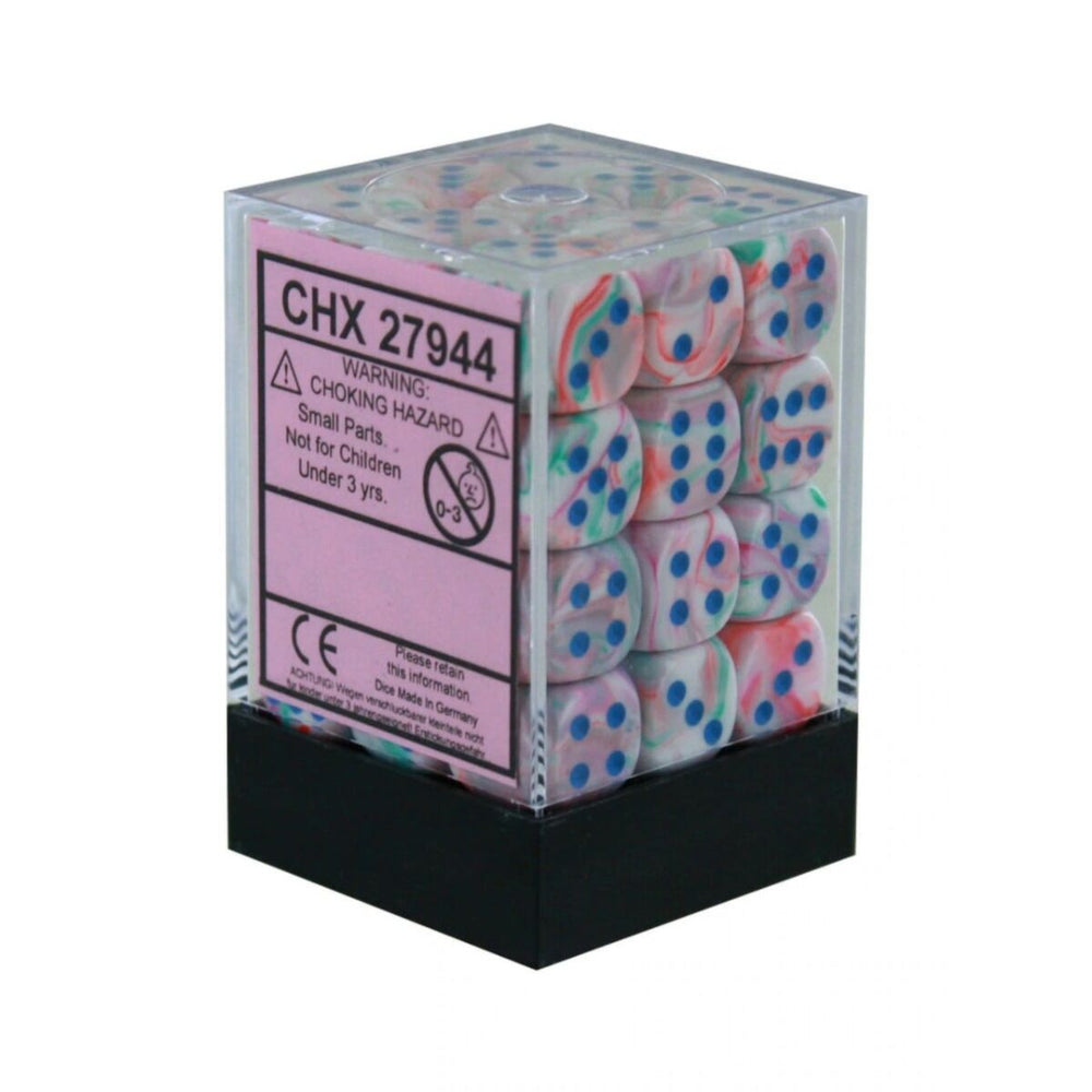 Chessex Dice Block 12mm D6 x36 - Festive