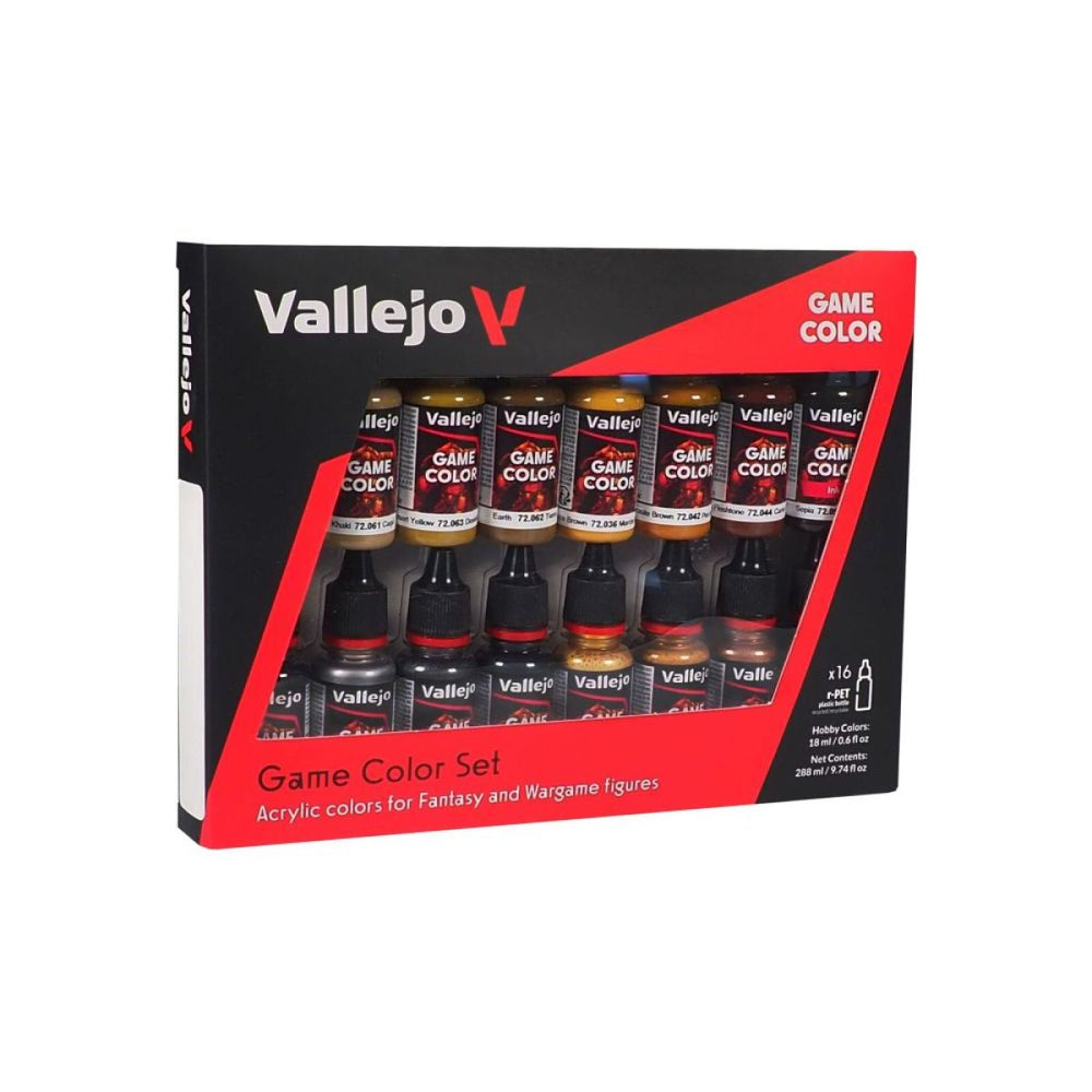Vallejo 16 Paint Colour Set