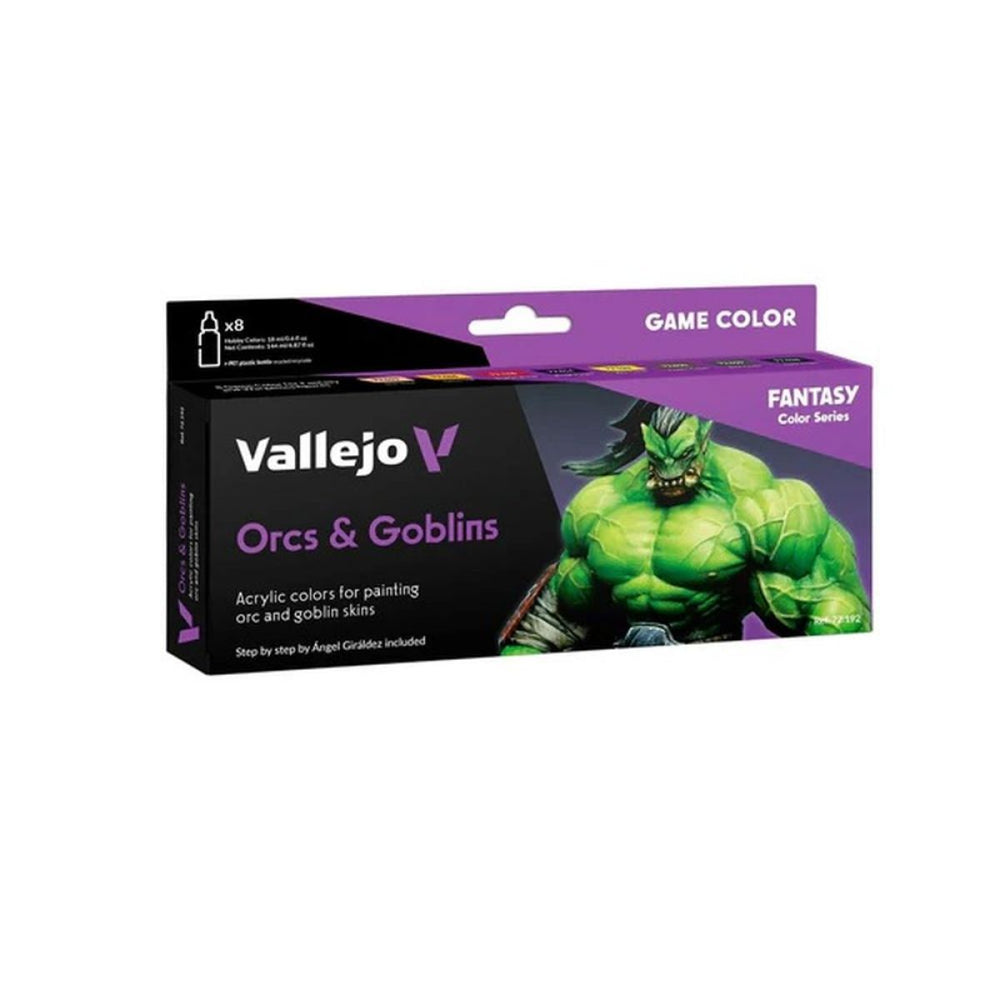 Vallejo 8 Colour Paint Set Set