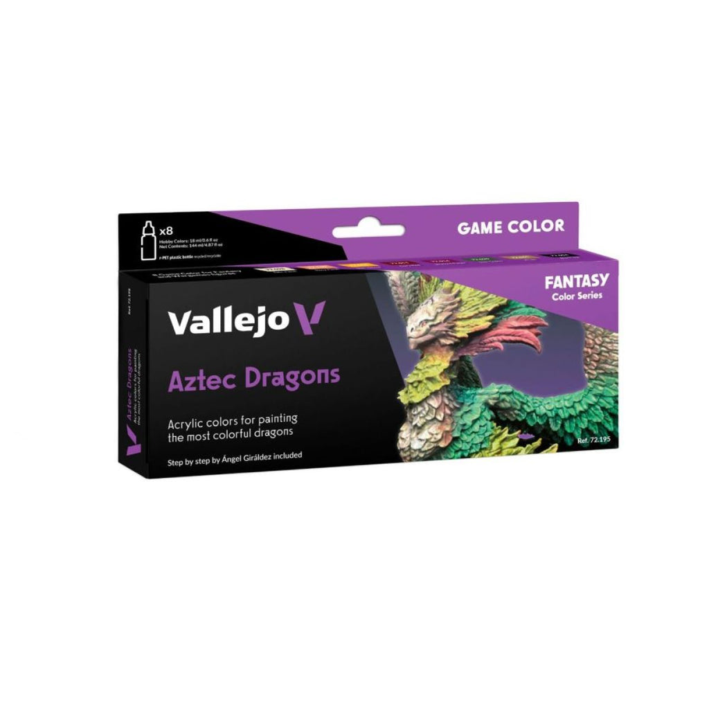 Vallejo 8 Colour Paint Set Set