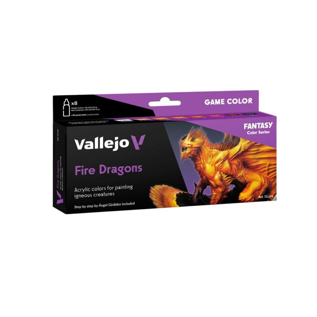 Vallejo 8 Colour Paint Set Set