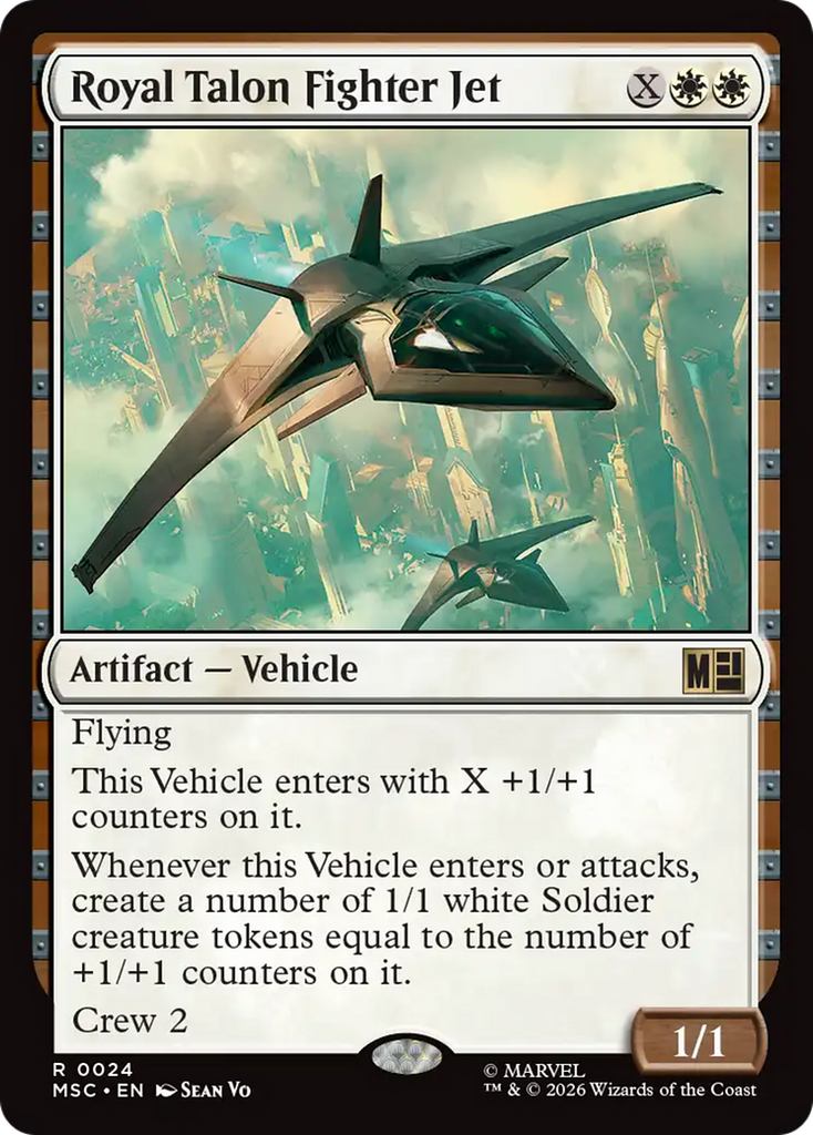 Royal Talon Fighter Jet (Surge Foil) [Marvel Super Heroes Commander]