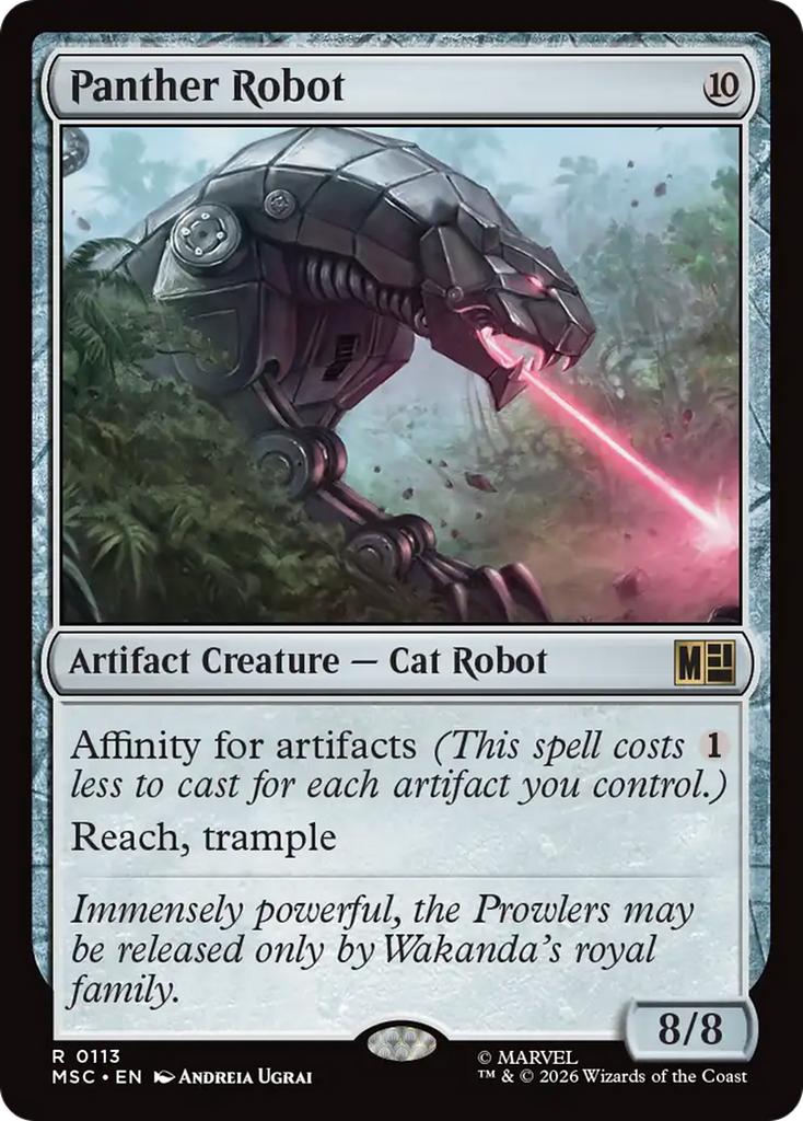 Panther Robot (Surge Foil) [Marvel Super Heroes Commander]