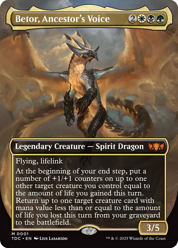 Betor, Ancestor's Voice (Borderless) [Tarkir: Dragonstorm Commander]