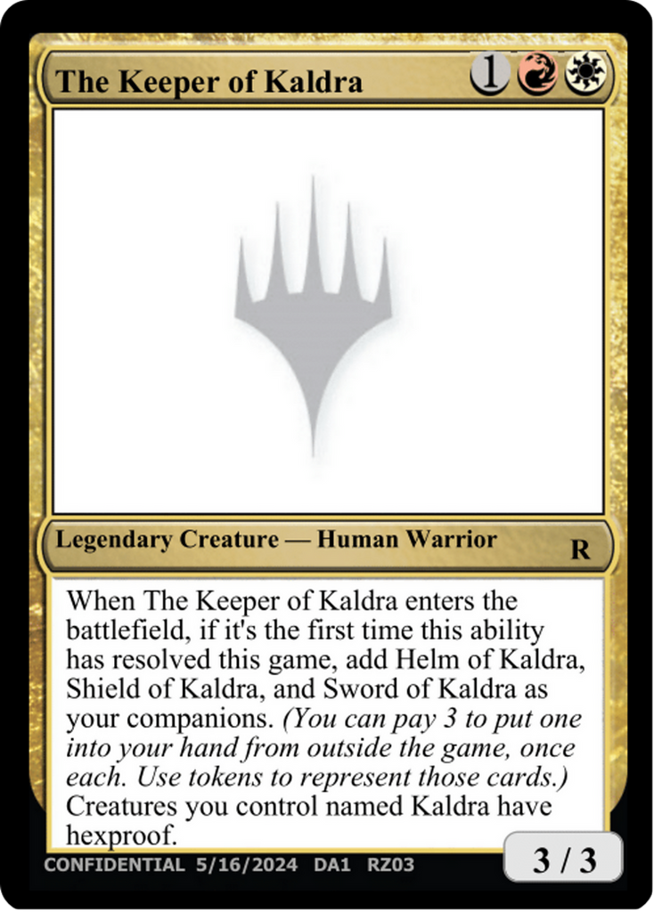 The Keeper of Kaldra [Unknown Event]