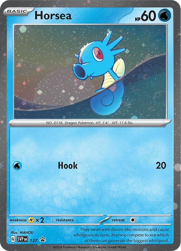 Horsea (SVP137) (Cosmo Holo) [SV: Scarlet & Violet Promo Cards]