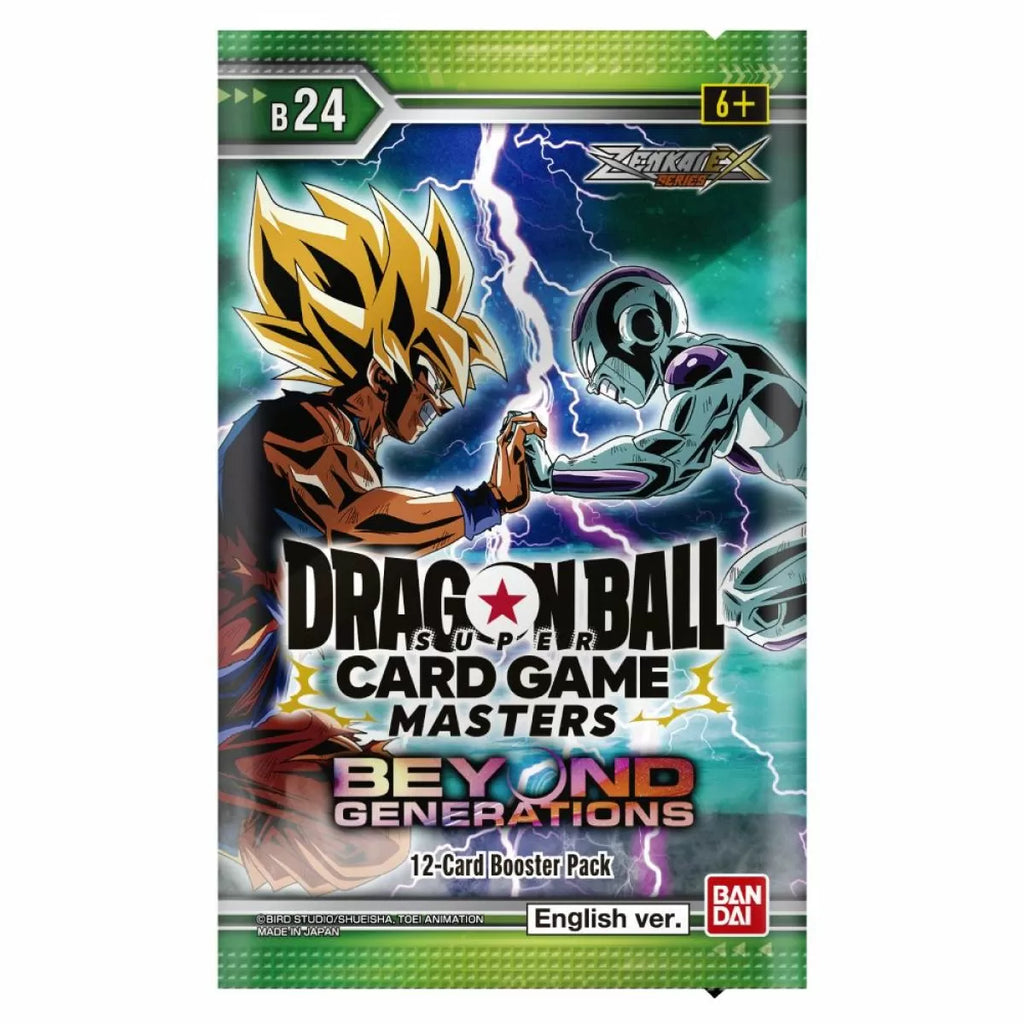 Dragon Ball Super Game Masters Beyond Generations Zenkai Series EX Set 07 Booster [B24]