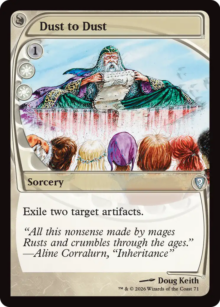 Dust to Dust (Future Sight) [Mystery Booster: Commander Edition]