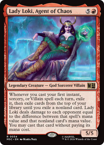 Lady Loki, Agent of Chaos [Marvel Super Heroes Commander]