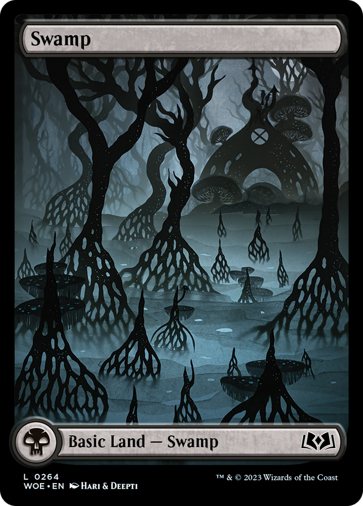 Swamp (264) (Full-Art) [Wilds of Eldraine]