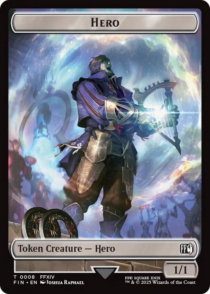 Hero (0008) // Frog Double-Sided Token [FINAL FANTASY Tokens]