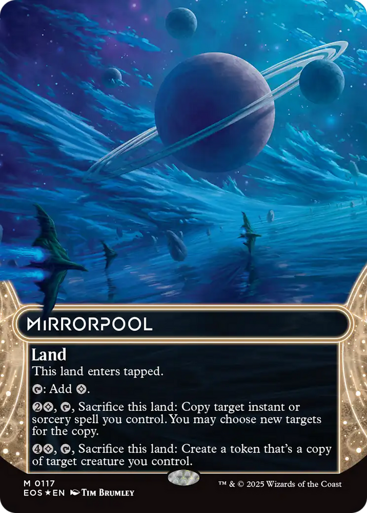 Mirrorpool (0117) (Borderless) (Galaxy Foil) [Edge of Eternities: Stellar Sights]