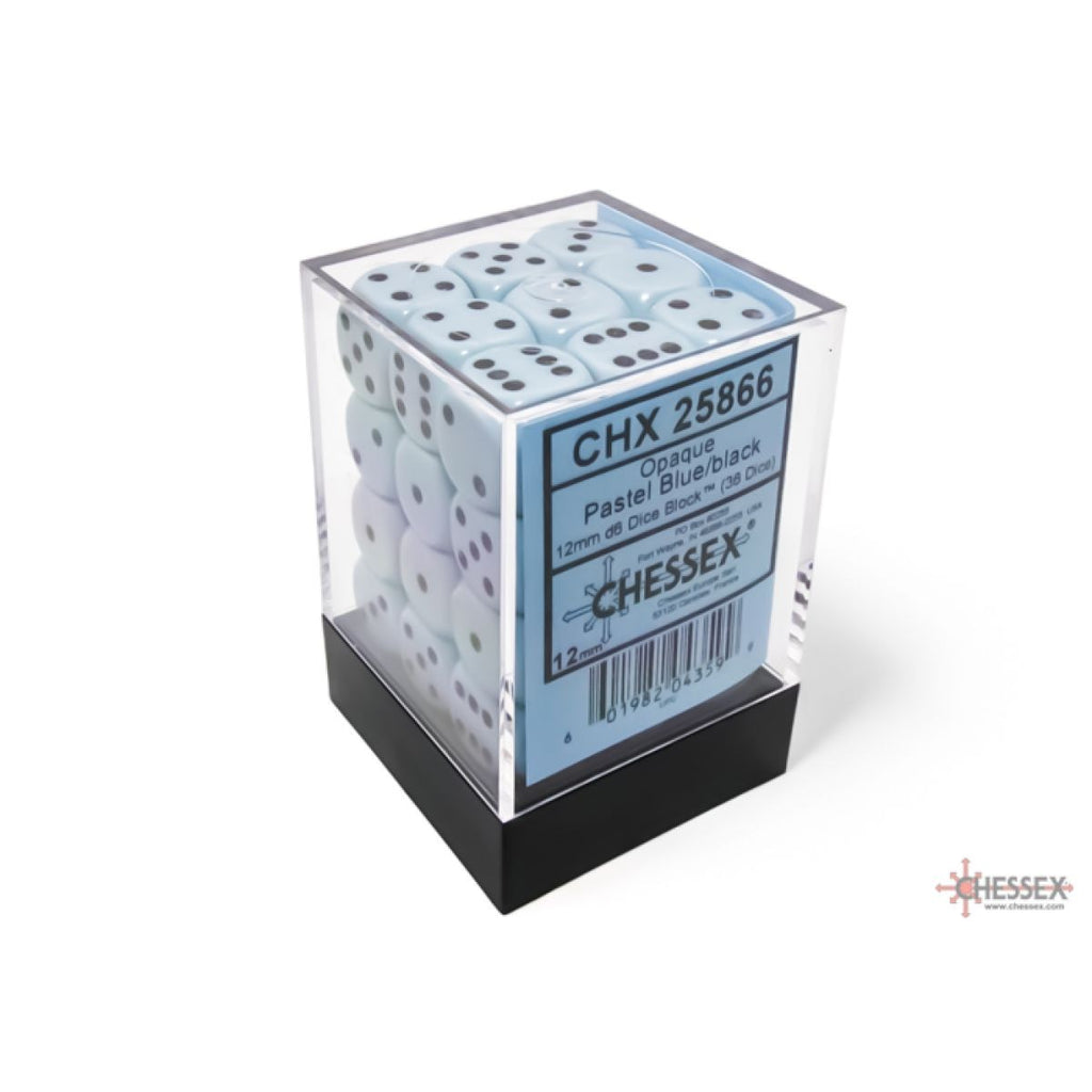 CHX Opaque 12mm d6 Pastel Dice Block (36 dice)