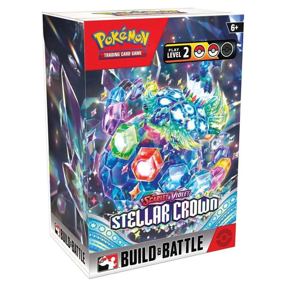 POKÉMON TCG Scarlet & Violet 7 Stellar Crown Build & Battle Box