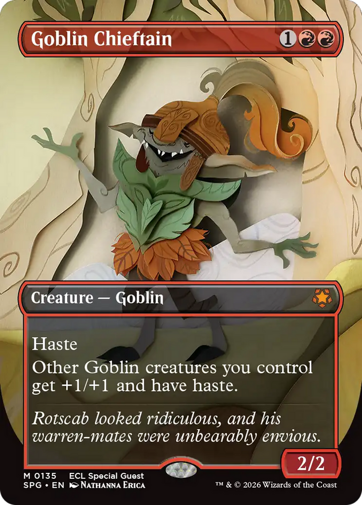 Goblin Chieftain (Borderless) [Lorwyn Eclipsed Special Guests]