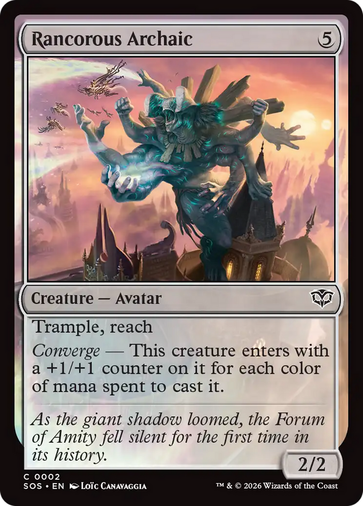 Rancorous Archaic [Secrets of Strixhaven]