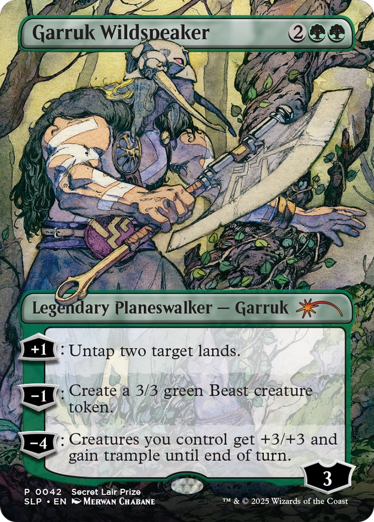 Garruk Wildspeaker [Secret Lair Showdown]