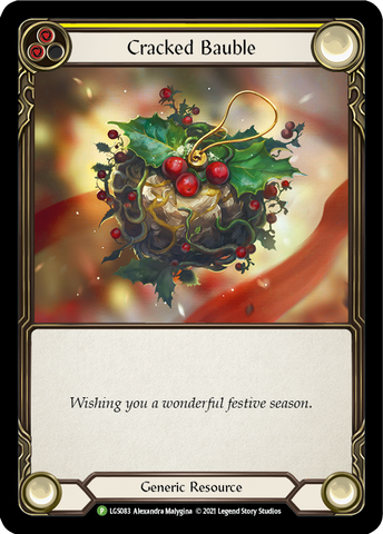 Cracked Bauble (Holiday 2021) [LGS083] (Promo)  Cold Foil