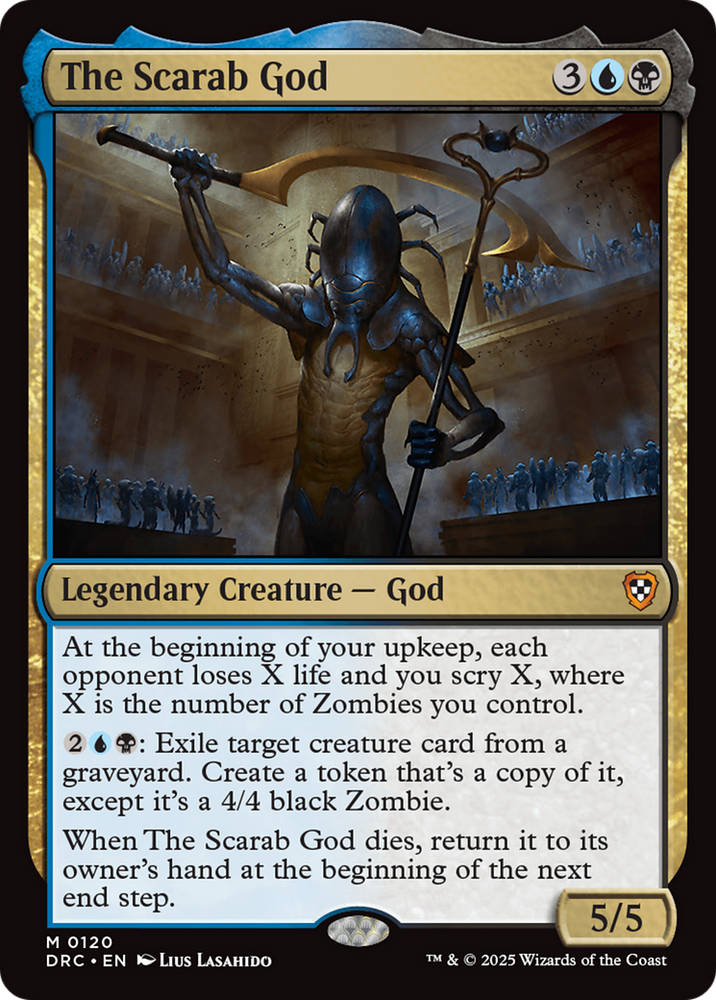 The Scarab God [Aetherdrift Commander]