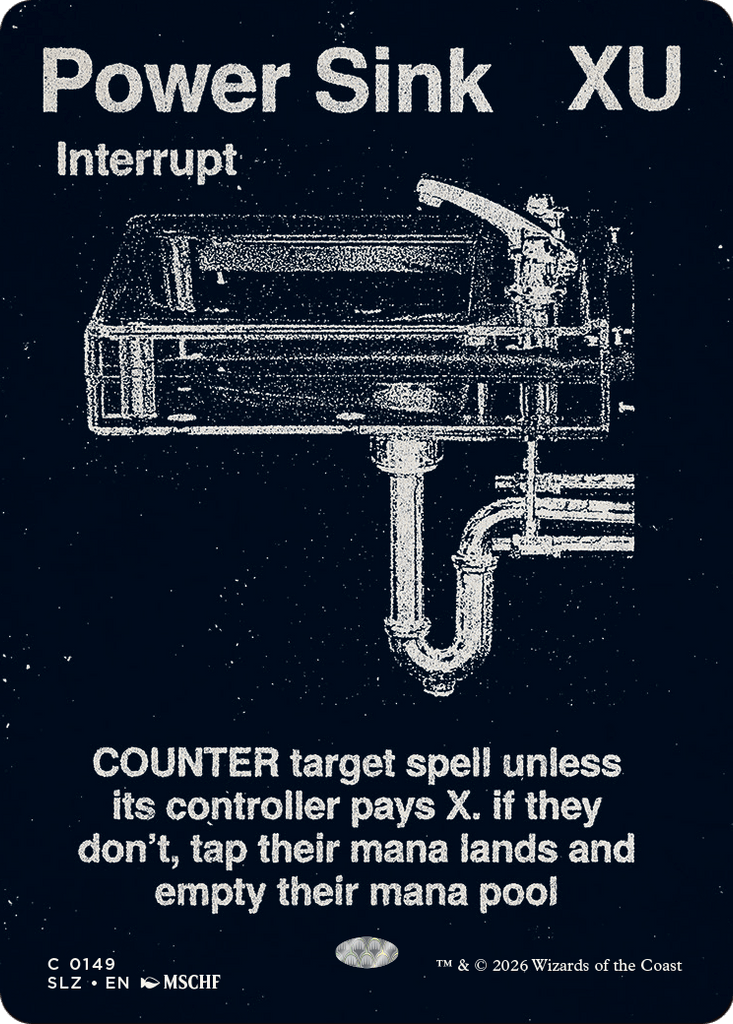Power Sink (0149) [Secret Lair x MSCHF: The Zeta Set]
