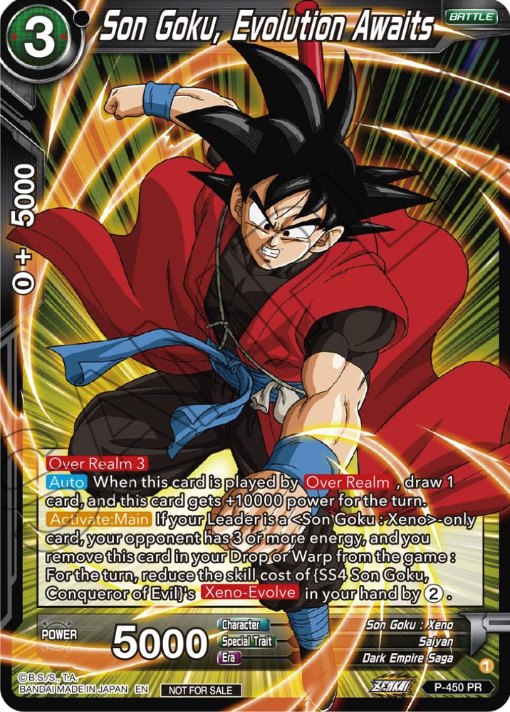 Son Goku, Evolution Awaits (P-450) [Tournament Promotion Cards]