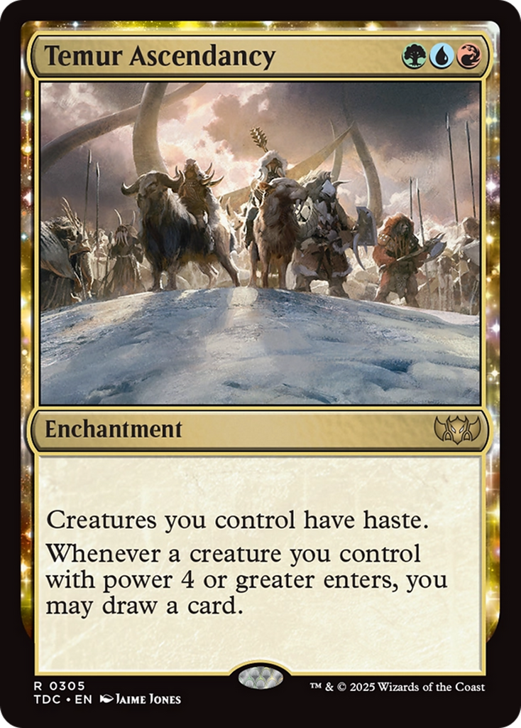 Temur Ascendancy [Tarkir: Dragonstorm Commander]