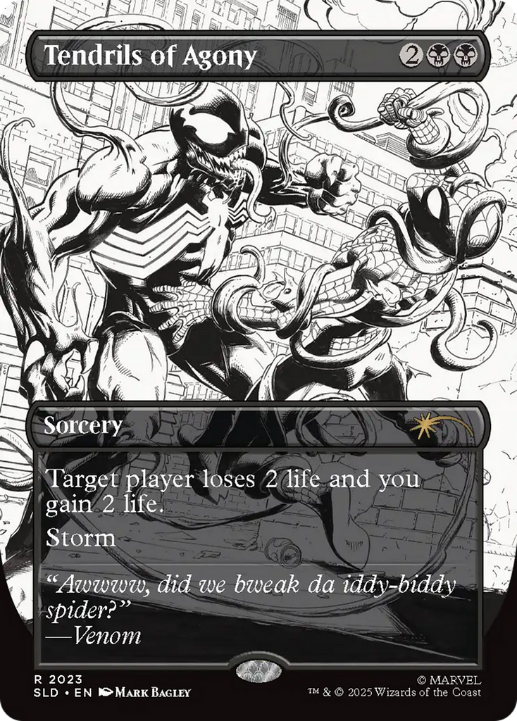 Tendrils of Agony (2023) (Rainbow Foil) [Secret Lair Drop Series]