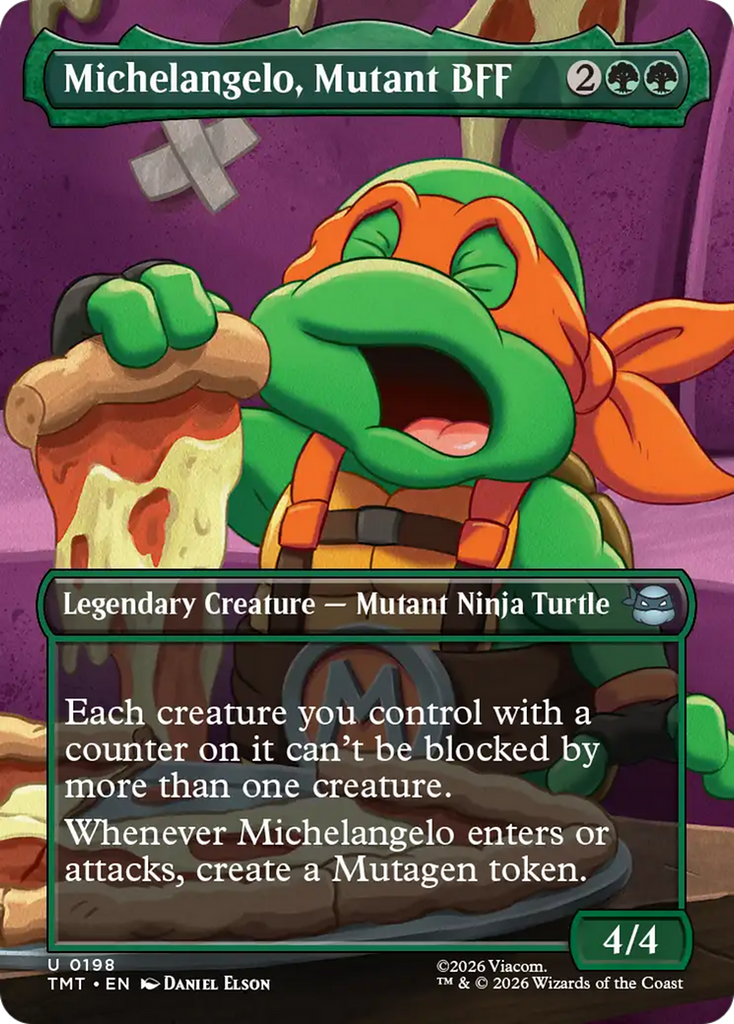 Michelangelo, Mutant BFF (Borderless) [Teenage Mutant Ninja Turtles]
