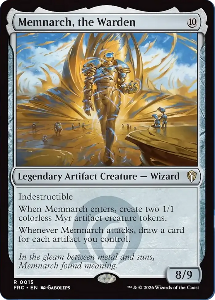 Memnarch, the Warden [Reality Fracture Commander]